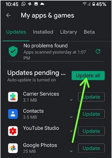 Fix Google Play Services has stopped issue Android