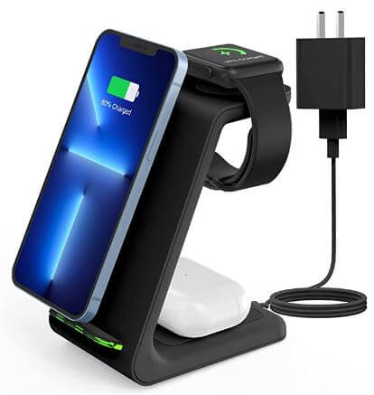 GEEKERA 3 in 1 Wireless Charger Docking Station