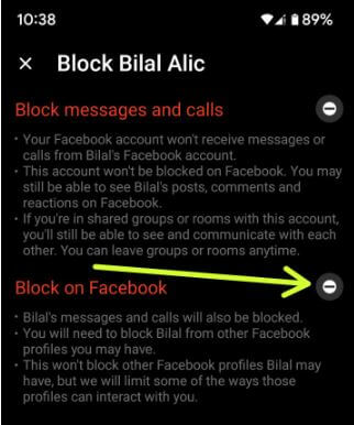How to Block Somebody on Messenger