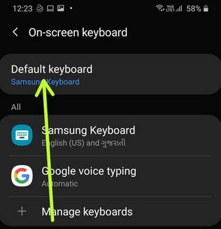 How to Change the Keyboard in Samsung A50