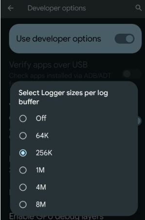 How to Increase Logger Buffer Size on Android 13, Android 12, and Android 11