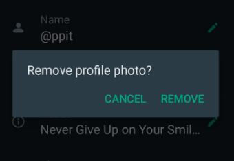 How to Remove WhatsApp Profile Picture on Android device