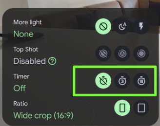 How to Set Android Camera Timer