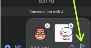 How to attach a picture to a text message on Android 10