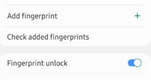 How to set up fingerprint on Samsung Galaxy A50