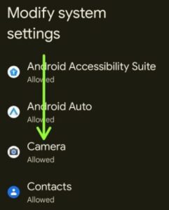 Modify System Settings Android 12