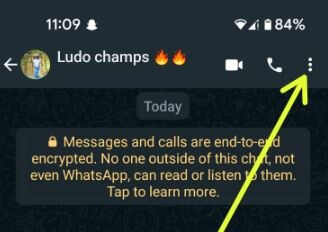 Open WhatsApp group on your Android phones