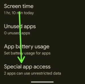 Special app access settings on Android 12 to modify system settings