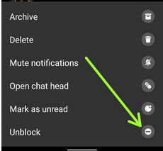 Unblock Someone on Facebook Messenger App Android