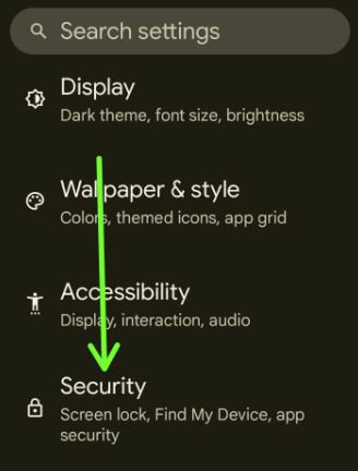 Add lock screen security to your Android Phone
