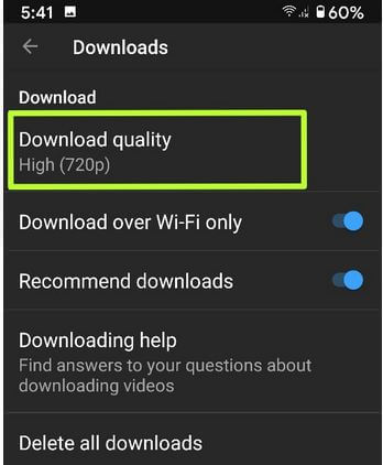 Change Download YouTube Video Quality Android