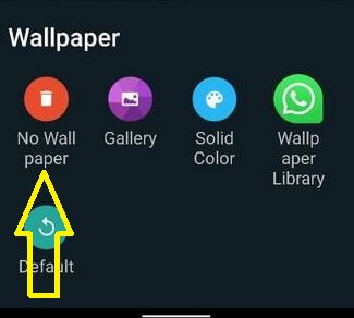 Delete WhatsApp Chat Background Wallpaper Android