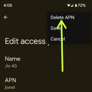 How to Delete APN on Android