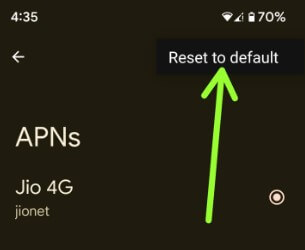 How to Reset to Default APN Settings Android