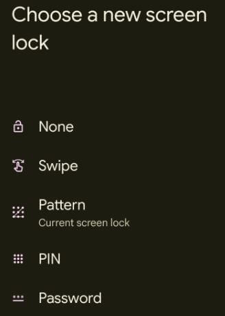 How to Set Screen Lock on Android 12 and Android 11