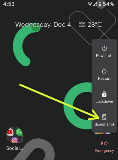 How to capture screenshot on Android 10