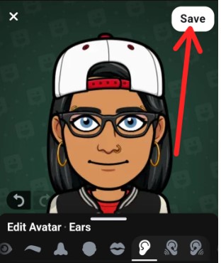 Save Avatar on Snapchat App Android