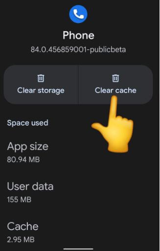 Clear Phone App Cache to fix phone not receiving calls and texts