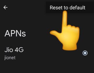 Reset APN Settings on Android Device
