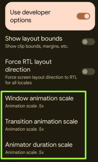 How to Change the Window Animation Scale Android Phone