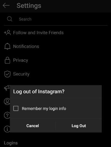 How to Log out of Instagram on Android and Computer