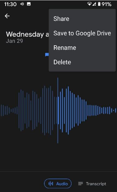 Install and use Google recorder app on Pixel 3a, 3, 2