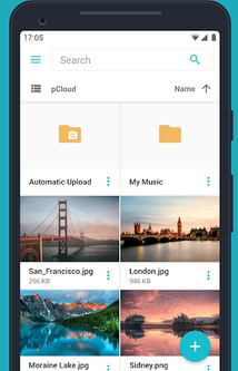 Pcloud storage App For Android