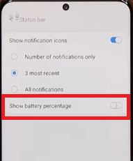 How to Show Battery Percentage on Samsung Galaxy S20 Ultra 5G, S20 Plus, and S20