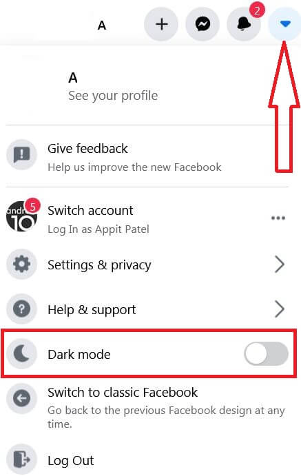 How to Turn on Facebook Dark Mode on PC or Laptop