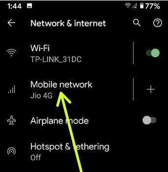 Activate WiFi calling on your Android 10
