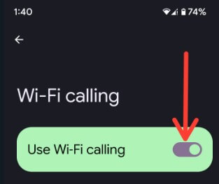 How to Turn on WiFi Calling Android 12