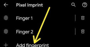How to Add Fingerprints on Google Pixel 4a