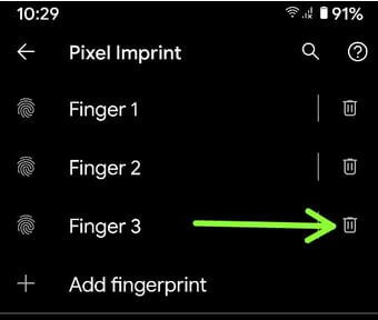 How to Remove Fingerprint on Pixel 4a 5G