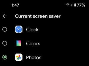 Set Different Wallpapers on Android 11 Using Screensaver