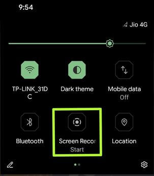 Use screen recording on Android 11
