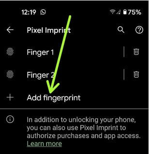 How to Add Multiple Fingerprint on Google Pixel 5