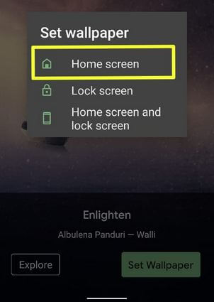 How to Change Home Screen Wallpaper in Pixel 5