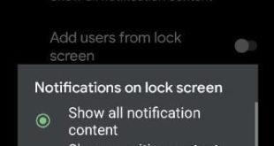 How to Hide Sensitive Notifications on Lock Screen in Pixel 5