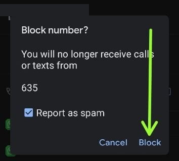 Block a phone number on your Pixel