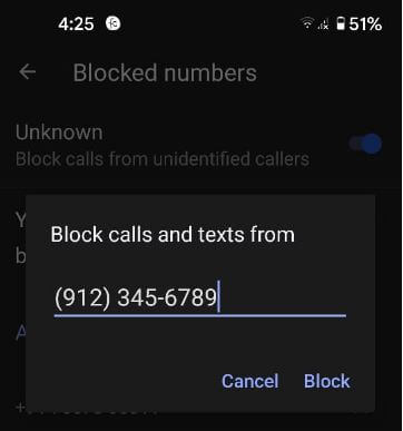 How to Block Calls and Text Messages on Pixel 5