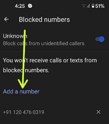 How to Block a Unknown Number in Pixel 5