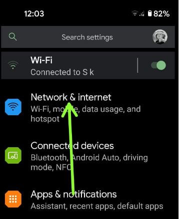 Network and internet settings on your Google Pixel 5 5G device