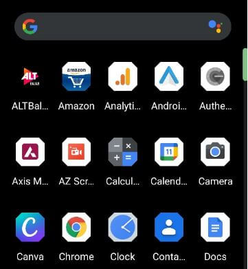 Disable App Suggestions on Google Pixel 5