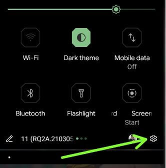Android 11 system navigation settings
