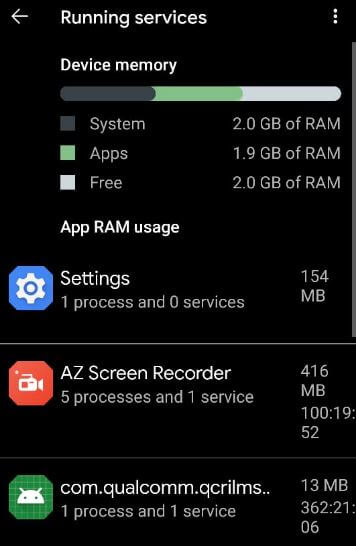 How to Stop Running Services on Android 11