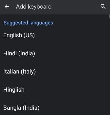 Add keyboard languages on stock Android 11 OS
