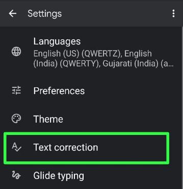 Enable auto correction in your Google Pixel 4a 5G