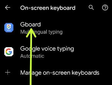 Gboard settings to turn off autocorrect in stock Android OS