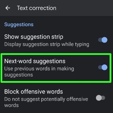 Turn Off Predictive Text on Google Pixel 4a 5G Device