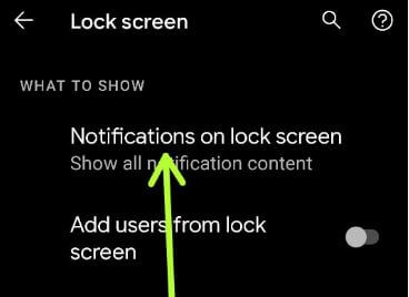 Hide Lock Screen Notification on Android 11